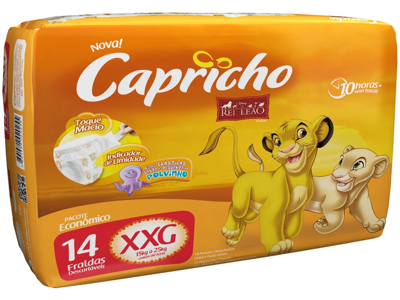 FRALDA DESC. REI LEAO HIPER XXG 4X40 - CAPRICHO