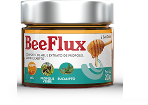 Composto de Mel Extrato de Própolis Eucalipto 200g BEEFLUX - BALDONI