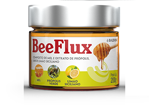 Composto de Mel e Extrato de Própolis Limão 200g BEEFLUX - BALDONI