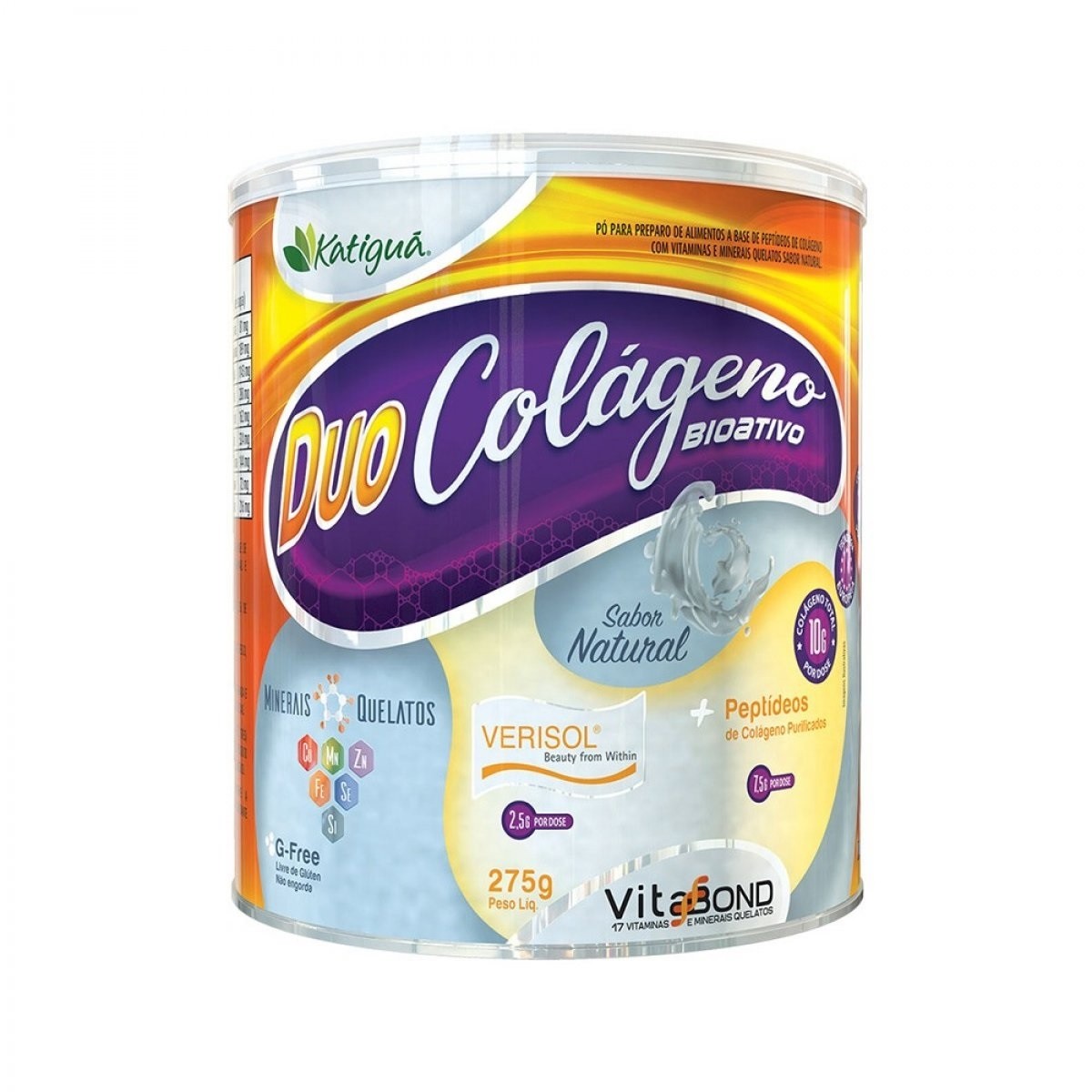 DUO COLAGENO + VERISOL NATURAL 275G - KATIGUA