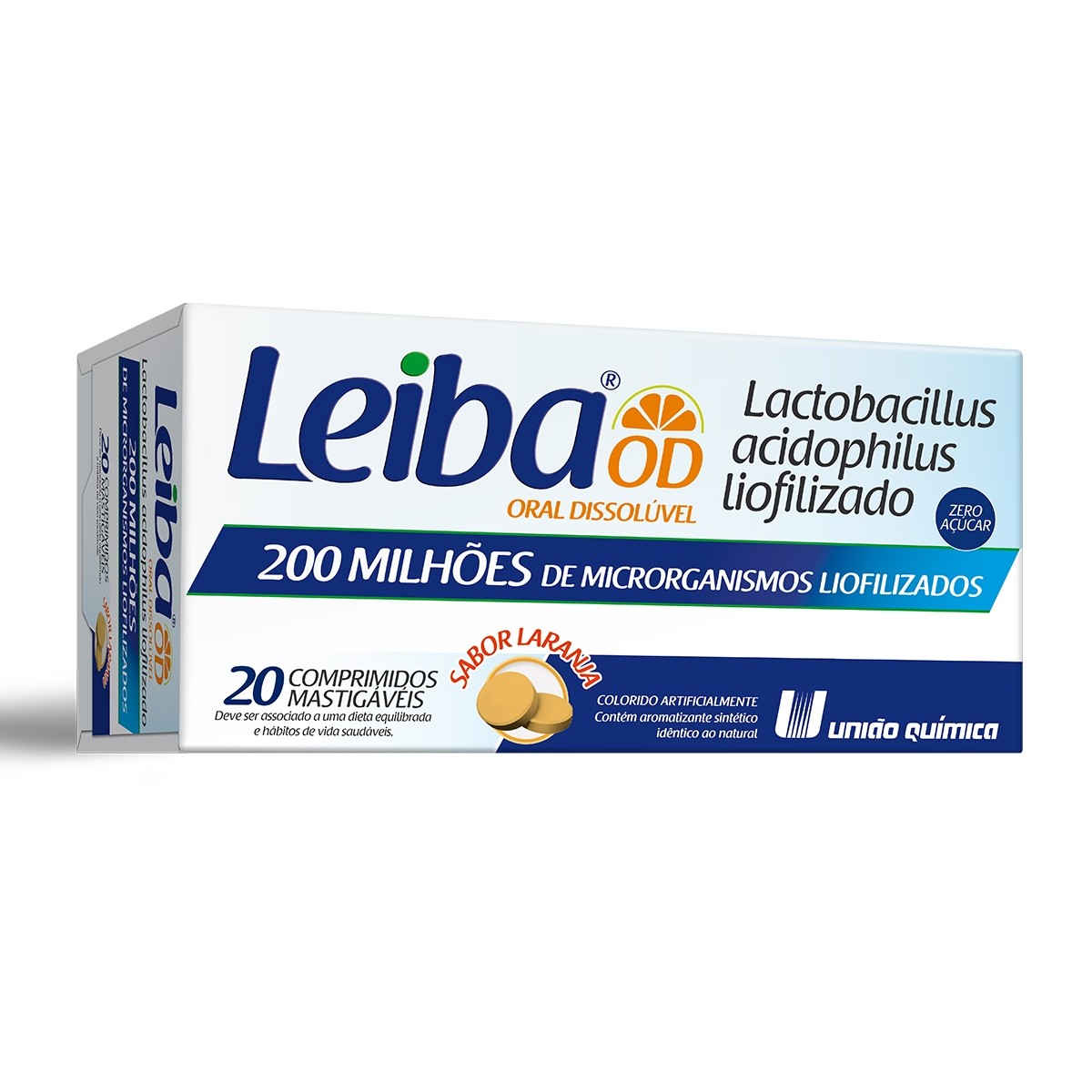 LEIBA OD LARANJA FR 20 COMP  - UNIAO QUIMICA