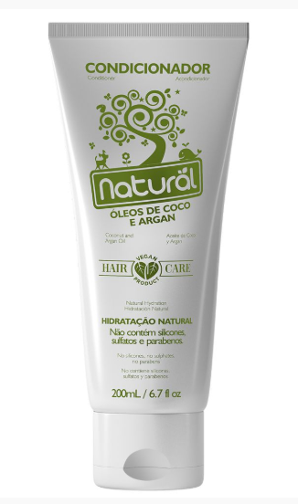 COND.C/OLEO DE COCO E ARGAN 200ML-NATURAL SUAVETEX