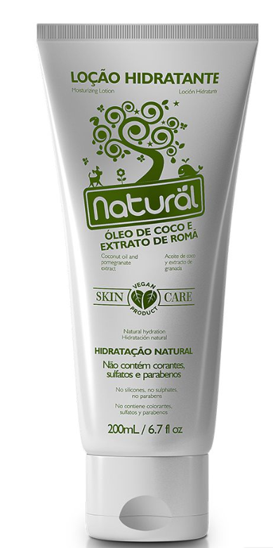 LOCAO HIDRAT.C/OLEO DE COCO  EXT ROMA 200ML-NATURAL SUAVETEX