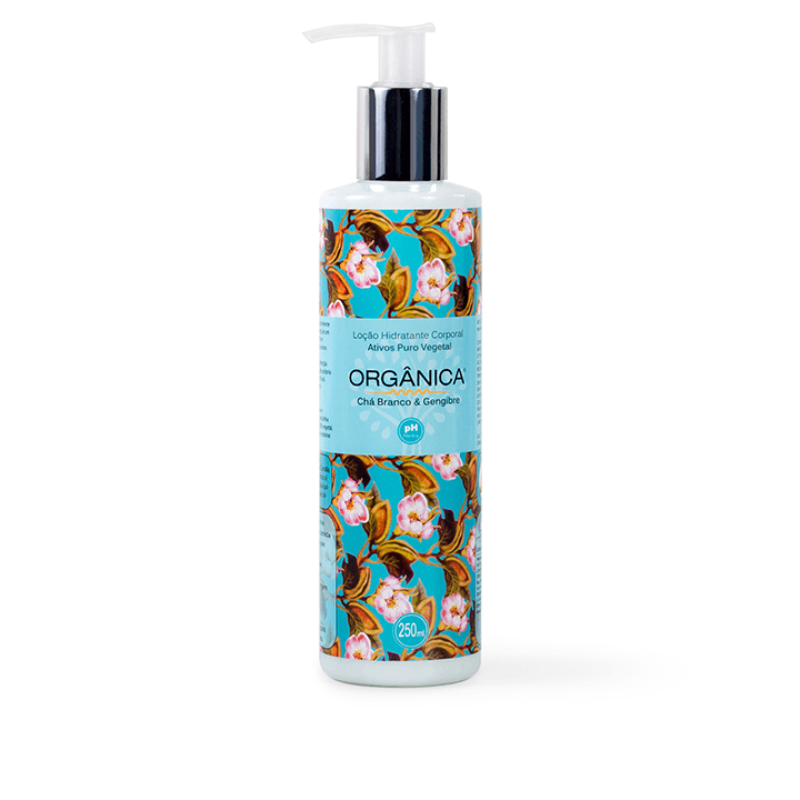 HIDRATANTE CORPORAL CHA BRANCO E GENGIBRE 250ML-ORGANICA