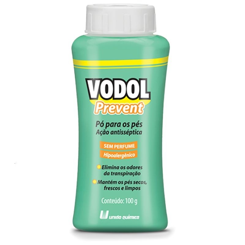 ANTITRANSPIRANTE PREVENT PARA OS PES FRASCO 100G - VODOL