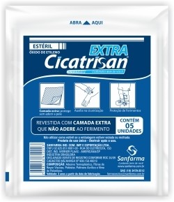 Compressa Não Aderente Estéril Extra C/5 CICATRISAN - SANFARMA