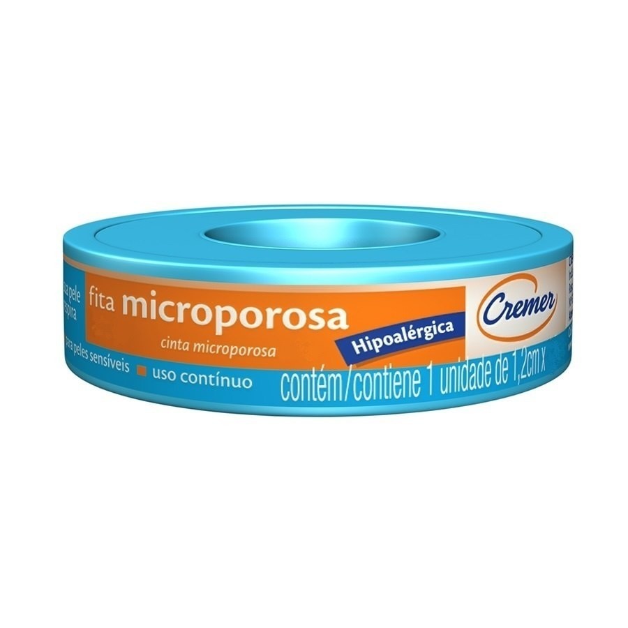 FITA MICROPOROSA BRANCA 1,2CMX4,5M - CREMER