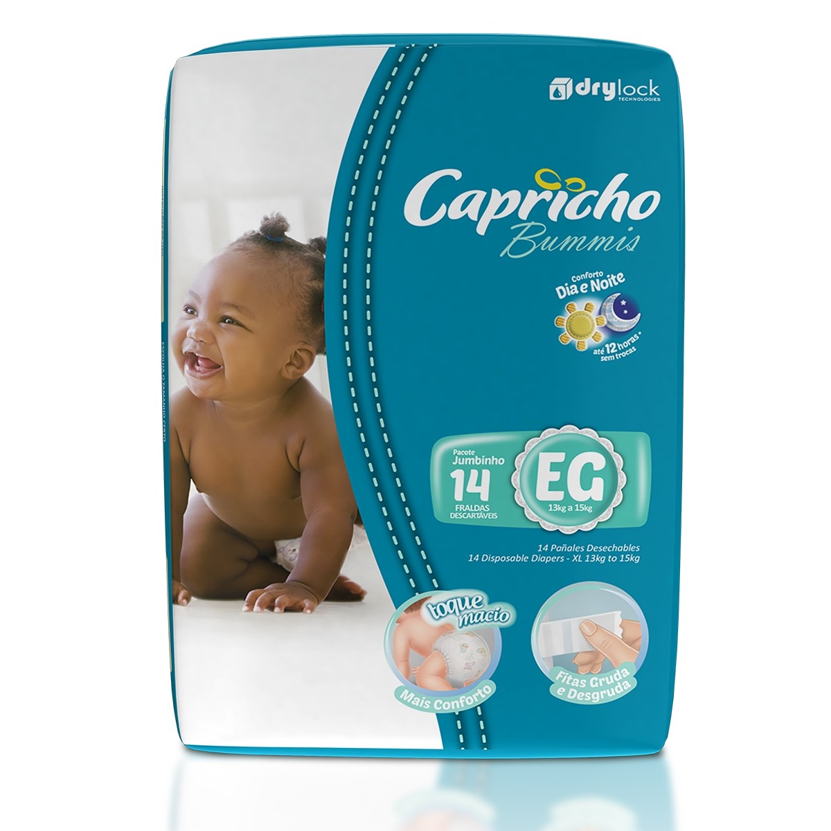 Fralda Descartável Bummis Jumbinho XG 12X14 - CAPRICHO