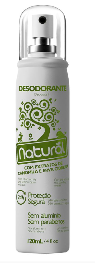 DESODORANTE SPRAYC/EXTCAMOM ERVACIDRE 120ML-NATURAL SUAVETEX