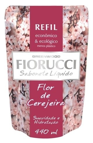 SABONETE LIQUIDO FLOR DE CEREIJA REFIL 440ML - FIORUCCI