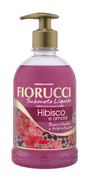 SABONETE LIQUIDO HIBISCO E AMORA 500ML - FIORUCCI