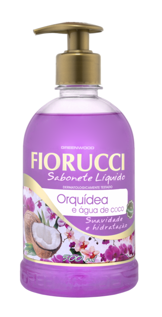 SABONETE LIQUIDO ORQUIDEA E AGUA DE COCO 500ML - FIORUCCI