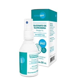 GLICONATO DE CLOREXIDINA 1% 30ML - COD .423 -ADVANSEPT