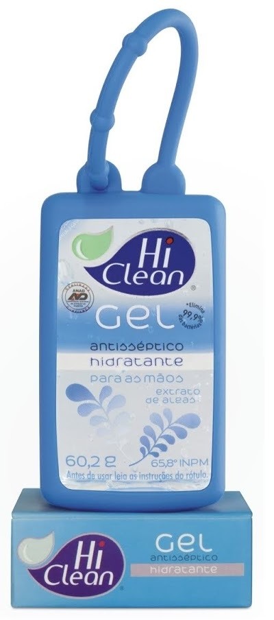 Gel Antisséptico Hidratante Extrato de Algas  HOLDER 70ml - HI CLEAN