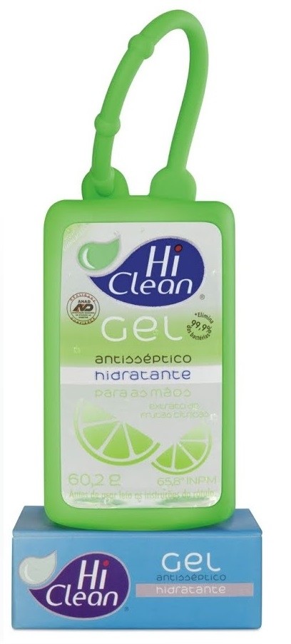 Gel Antisséptico Hidratante Frutas cítricas HOLDER 70ml - HI CLEAN