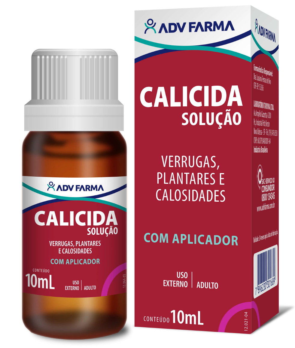 CALICIDA SOLUCAO 10ML  ADV