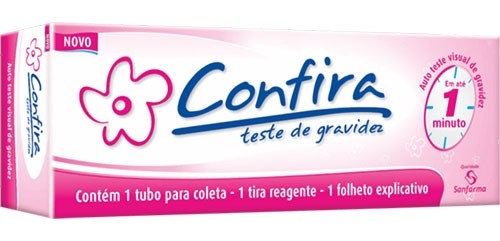 Teste de Gravidez Confira Tira + Coletor  - SANFARMA