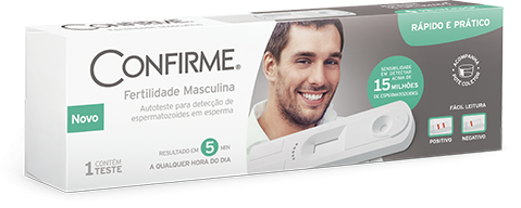 TESTE DE FERTILIDADE MASCULINA C/1 TESTE - CONFIRME