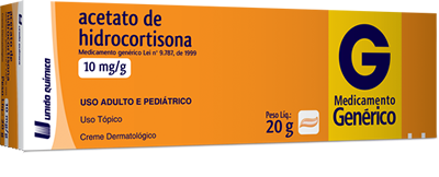 ACETATO DE HIDROCORTISONA CREME 20G - UNIAO QUIMICA