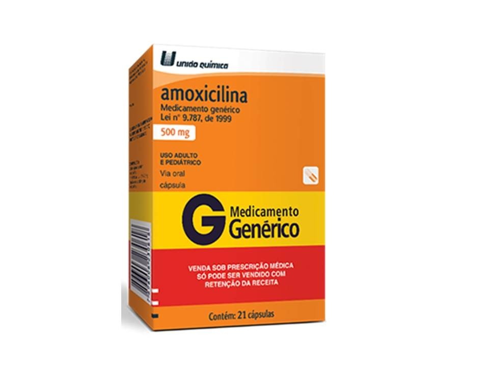 AMOXICILINA 500MG CAPX21 GEN - UNIAO QUIMICA
