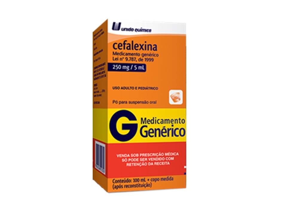 CEFALEXINA 250MG/5ML X 100ML - UNIAO QUIMICA