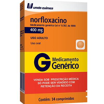 NORFLOXACINO COM 14 GEN - UNIAO QUIMICA