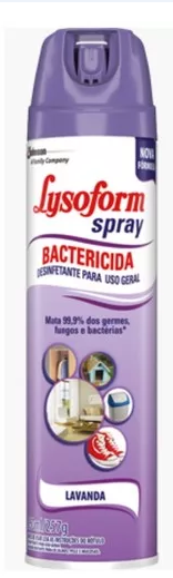 DESINFETANTE BACTERICIDA SPRAY LAVANDA 360ML - LYSOFORM