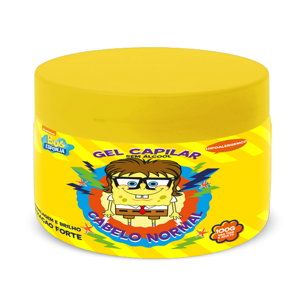 GEL CAPILAR CABELO NORMAL BOB ESPONJA 250G - NUTRIEX