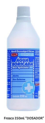 Água Boricada 3% 250ML COD.12 - ADV