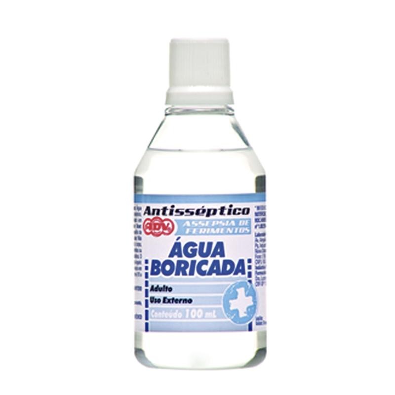 Agua Boricada  3% 100ML CX.C/24 COD.7 - ADV