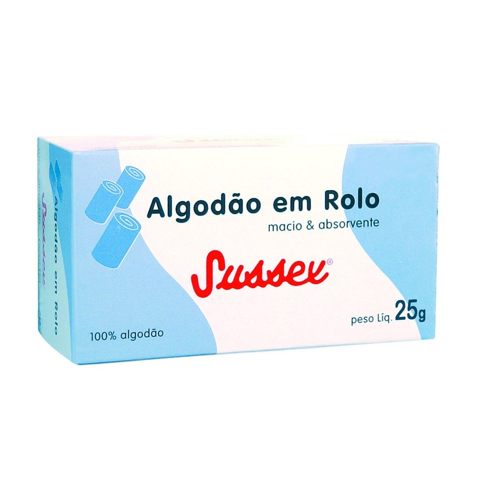 ALGODAO CAIXA 25G - SUSSEX.