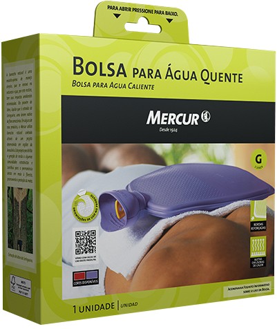 BOLSA AGUA QUENTE 2 L LILAS BC0014-LI - MERCUR.