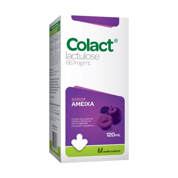 COLACT 667MG/ML AMEIXA 120ML - UNIAO QUIMICA