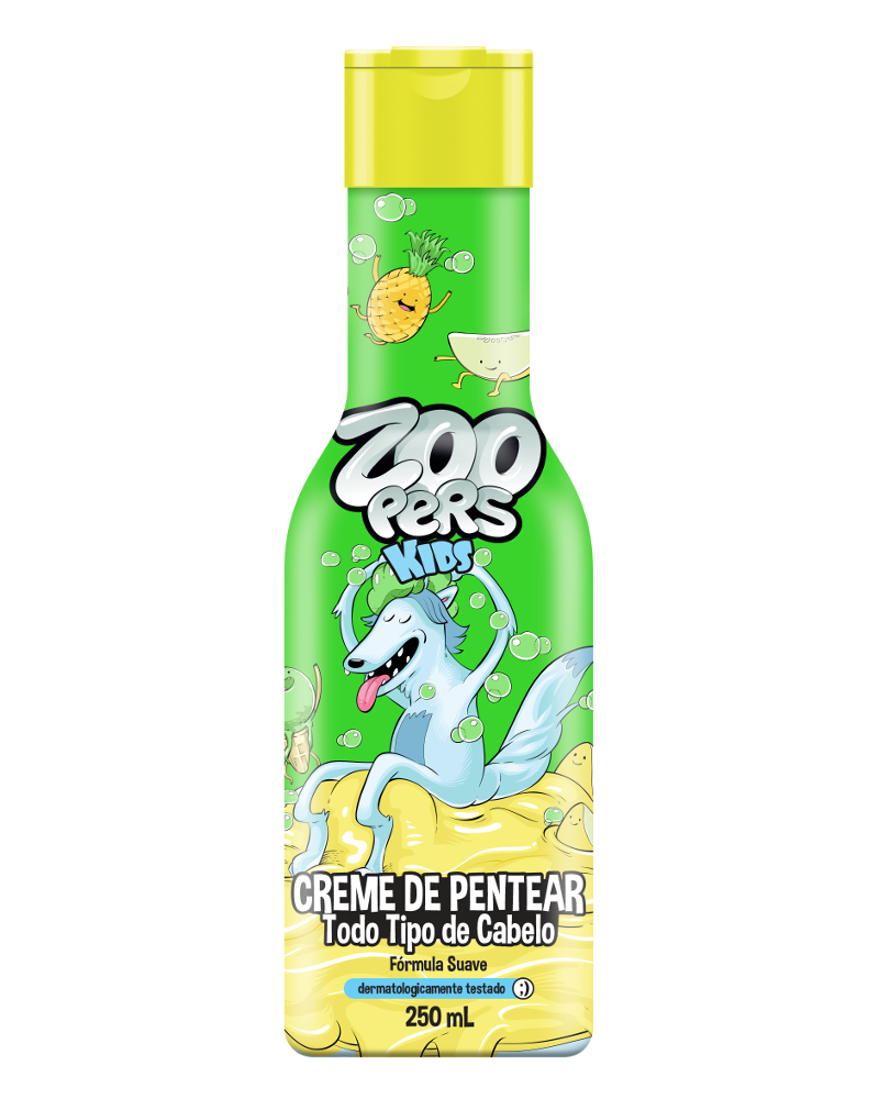 CREME DE PENTEAR TODOS OS TIPOS DE CABELOS 250ML - ZOOPERS