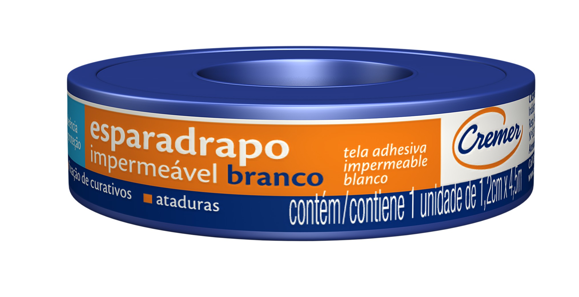 ESPARADRAPO IMPERMEAVEL 1,2CMX4,5M - CREMER