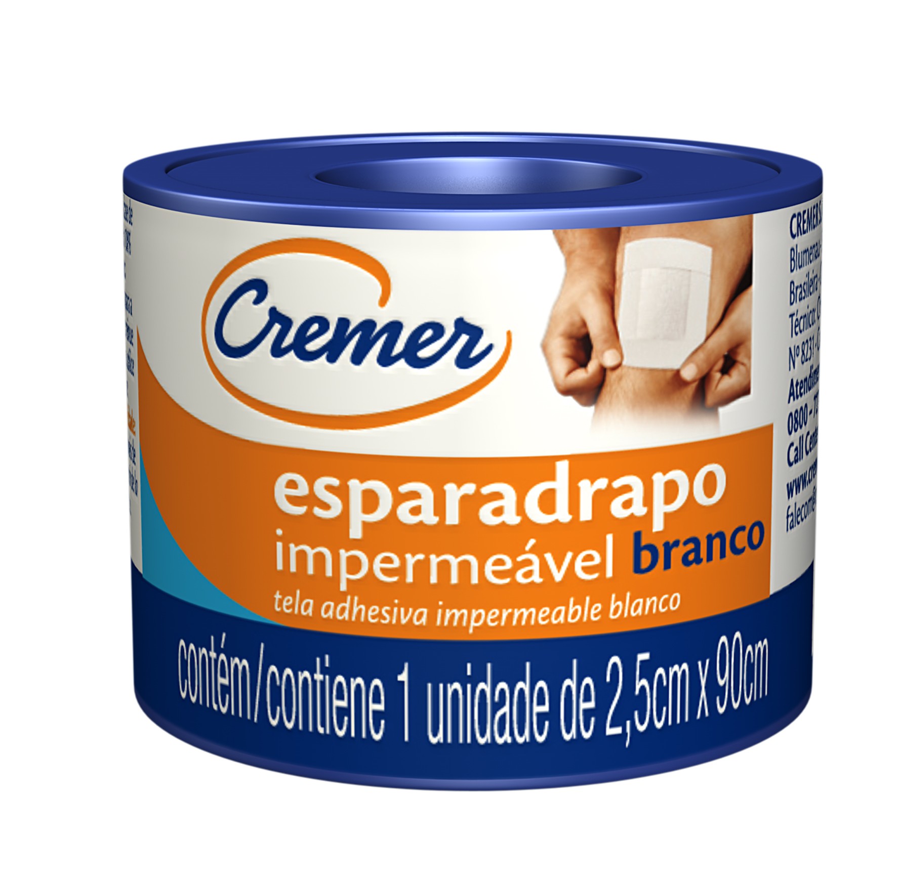 ESPARADRAPO IMPERMEAVEL 2,5CMX90CM - CREMER