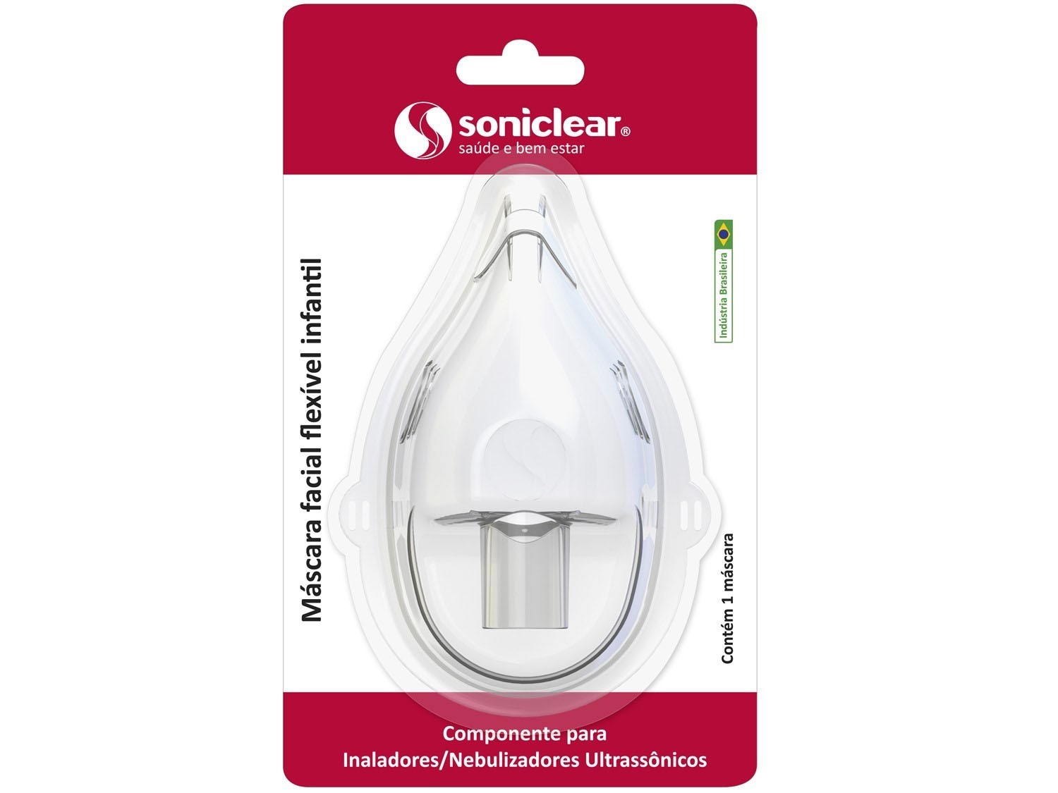 MASCARA DE PVC CRISTAL INFANTIL - SONICLEAR.