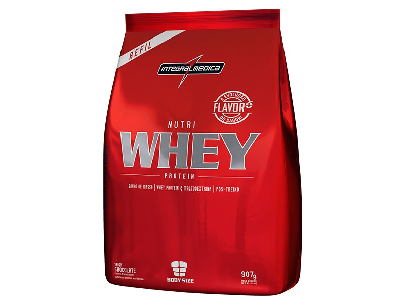 NUTRIWHEY SACO 907G V3 CHOCOLATE - INTEGRALMEDICA