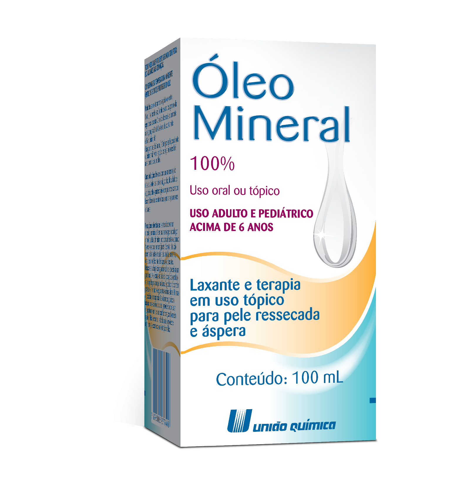 OLEO MINERAL 100ML - UNIAO QUIMICA.