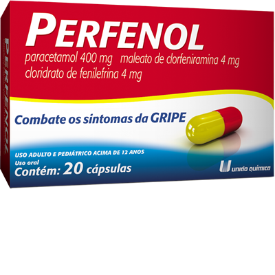 PERFENOL 20 CAPSULAS - UNIAO QUIMICA.