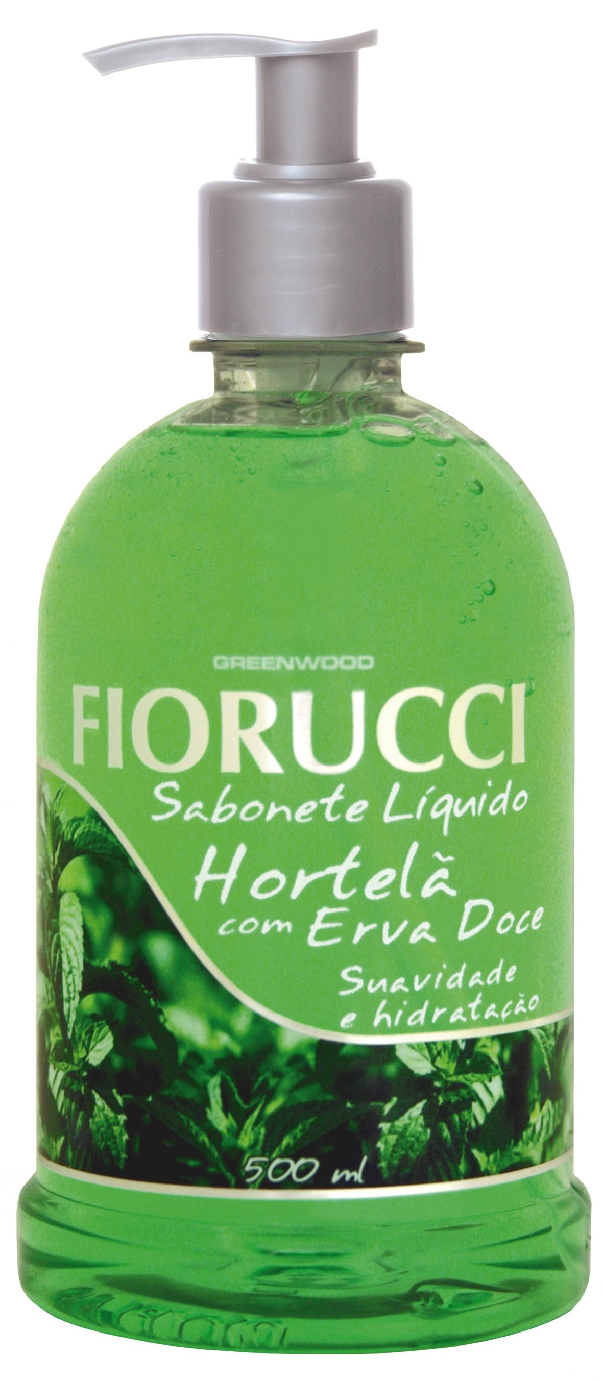 SABONETE LIQUIDO HORTELA COM ERVA DOCE 500ML - FIORUCCI