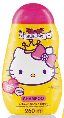 SH CABELOS FINOS E CLAROS 260ML - HELLO KITTY.