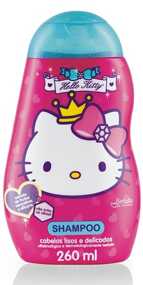 SH CABELOS LISOS E DELICADOS 260ML - HELLO KITTY.