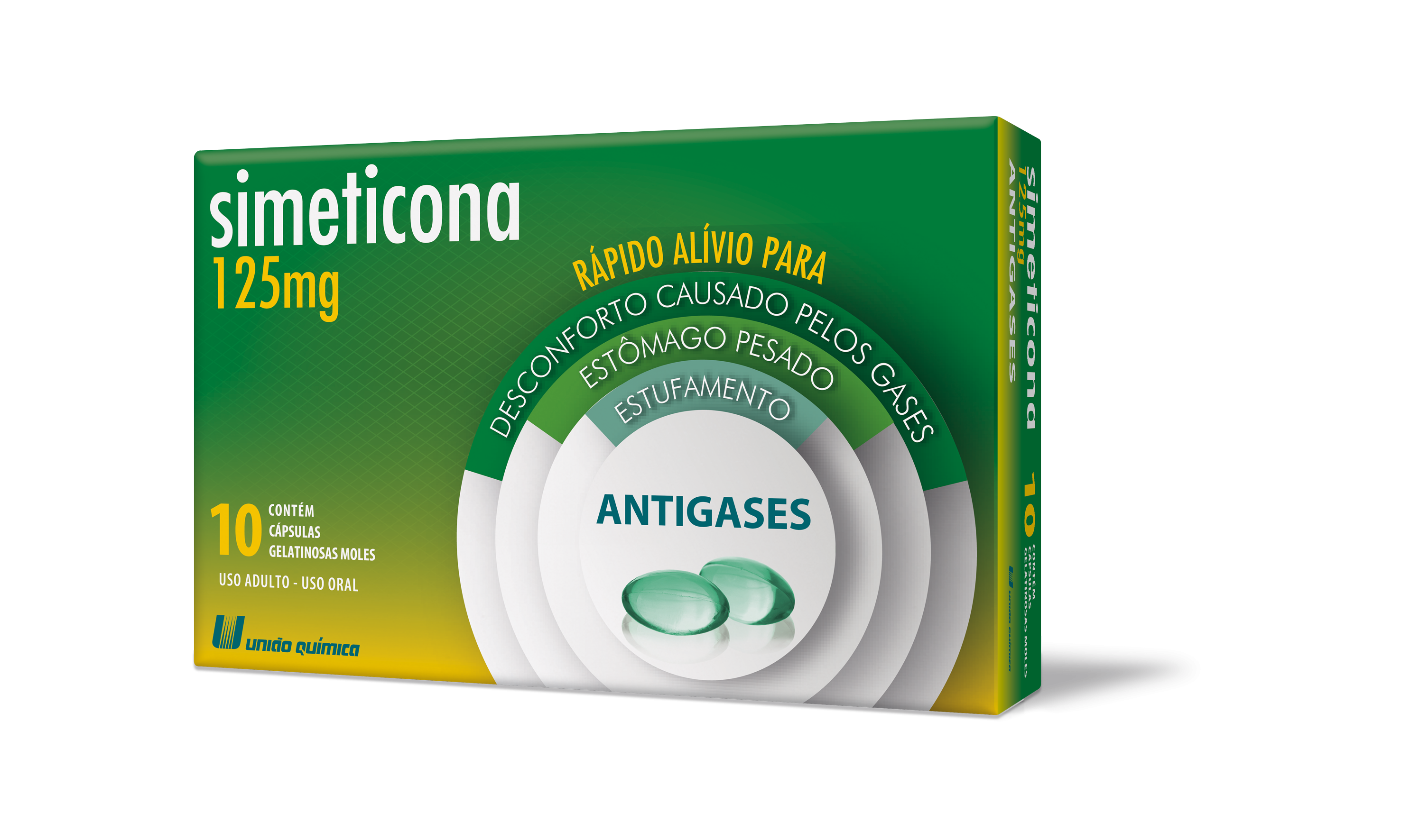 SIMETICONA 125MG 10 COMP - UNIAO QUIMICA.