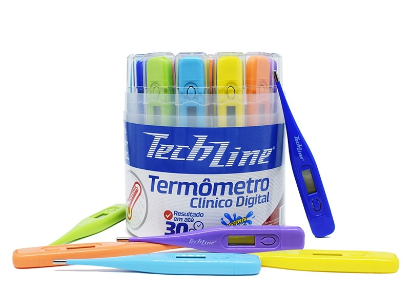 TERMÔMETRO DIGITAL COLOR CONTAINNER TS-101 - TECHLINE