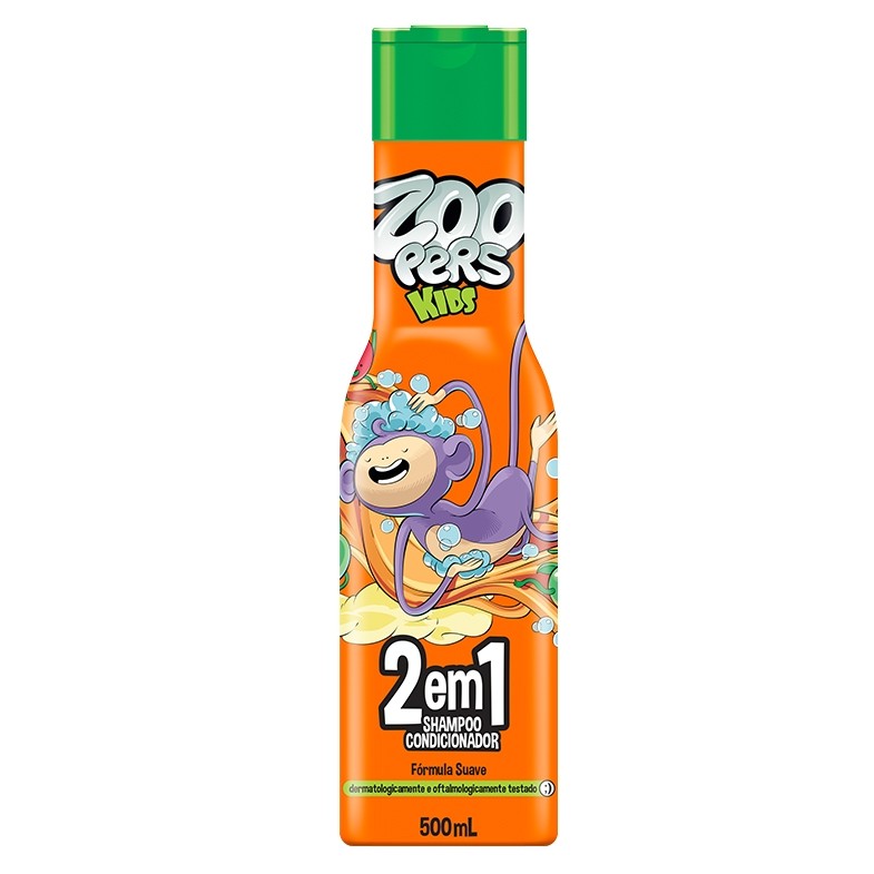 Shampoo e Condicionador 2 em 1 500ML - ZOOPERS