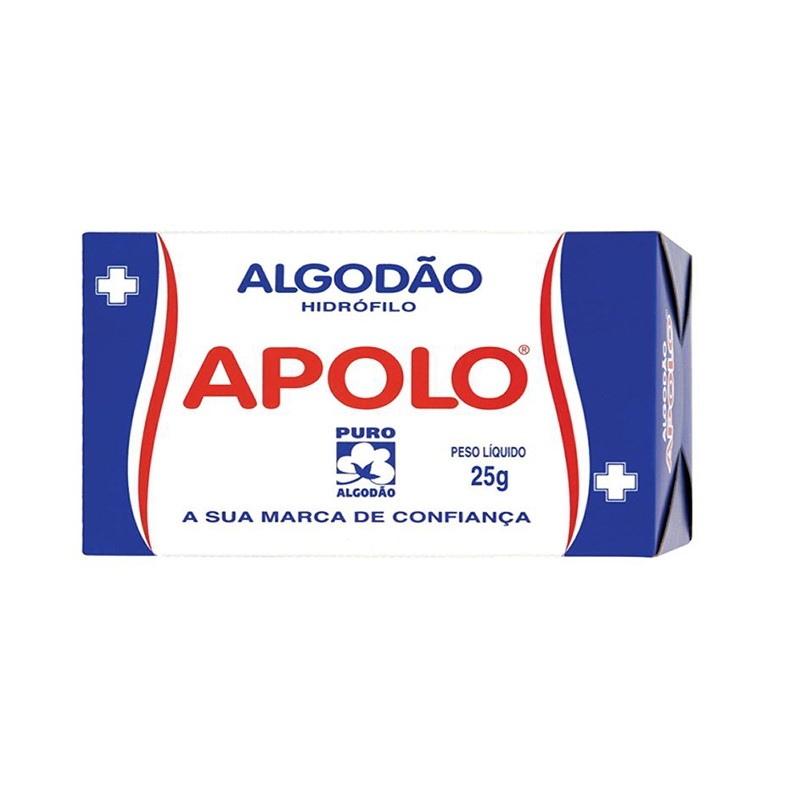 ALGODÃO CAIXA 25G - APOLO