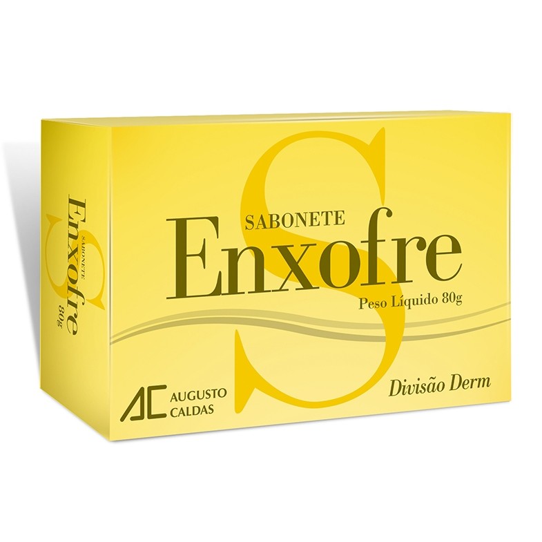 SABONETE ENXOFRE 90G - AUGUSTO CALDAS