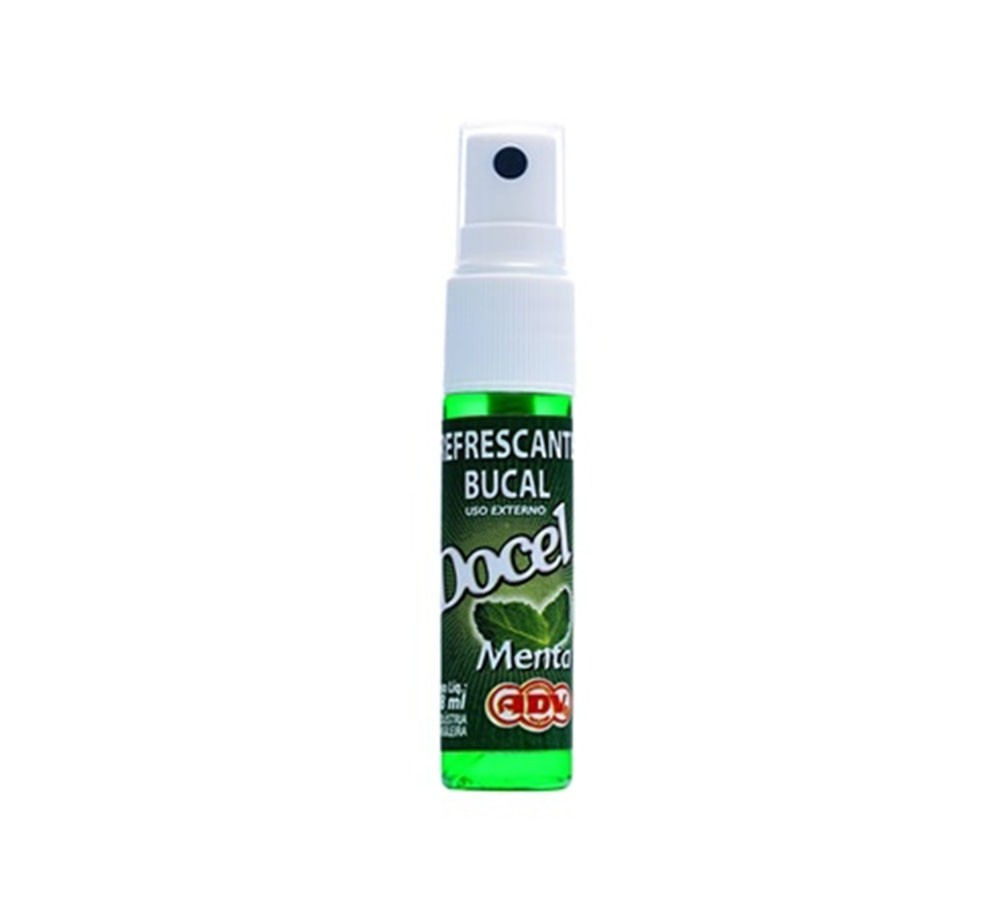 Refrescante Bucal Spray Sabor Menta Docel - Display com 12 unidades ADV