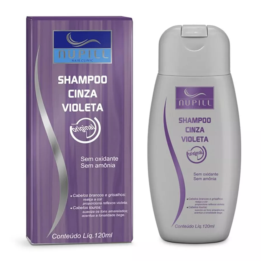 SH CINZA  VIOLETA 120ML - NUPILL